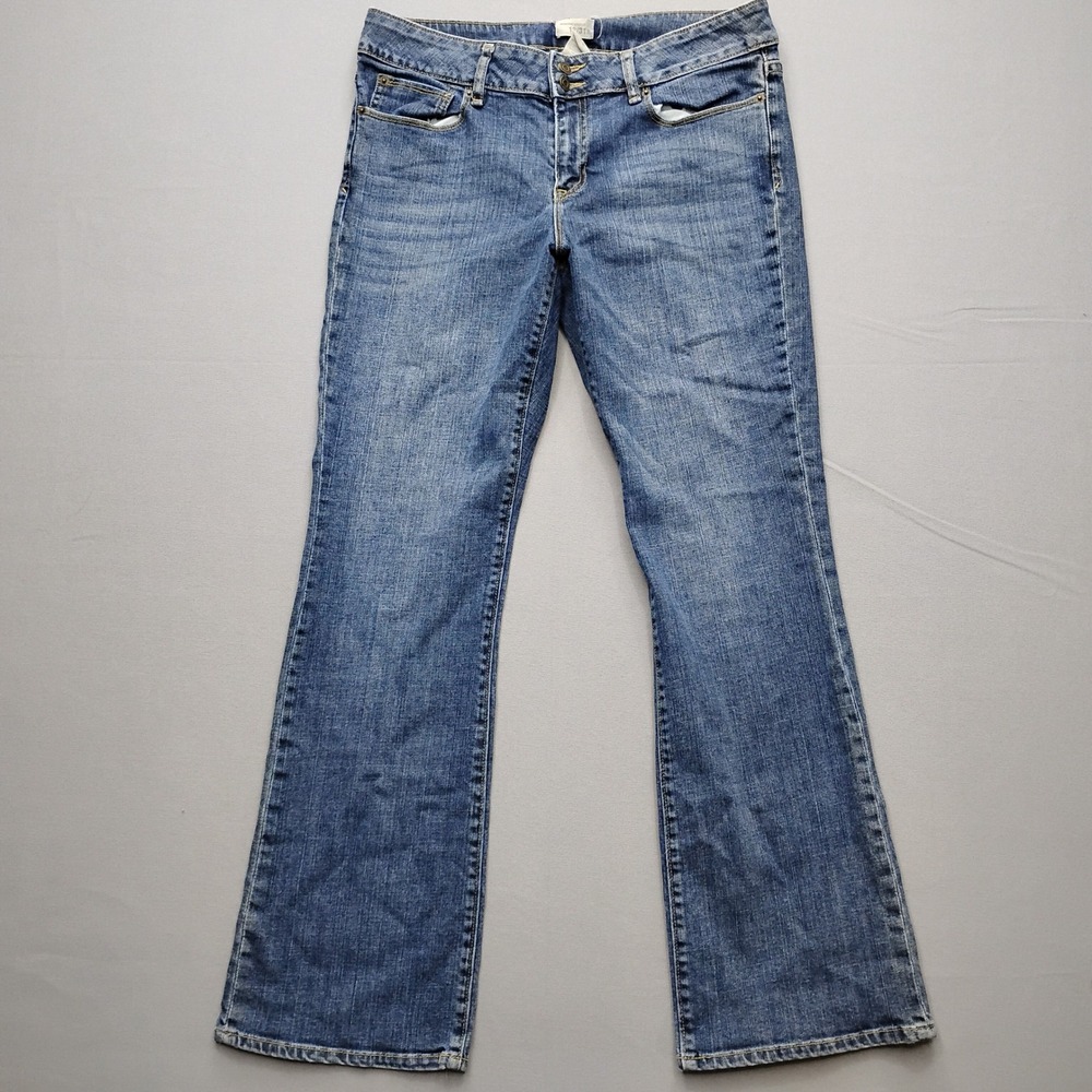 Gap Essential Bootcut Jeans Blue Denim Mid Rise Size 12/31R
